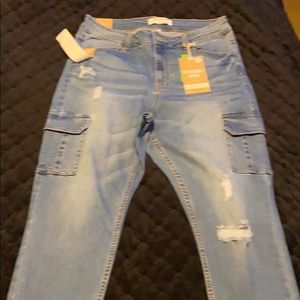 High waist light blue jeans 👖